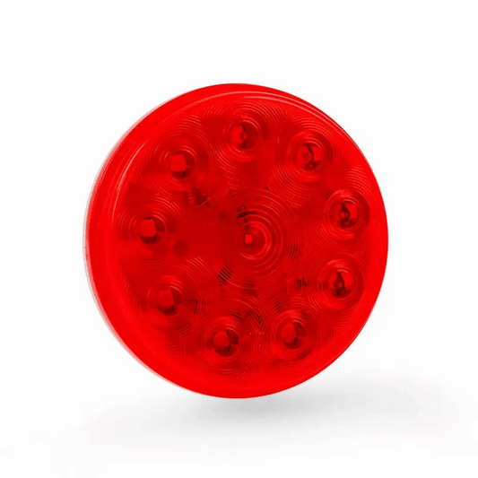 4'' Round Led Light Red/Red Lens