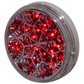 4 Round 16 Led Light (Red Leds / Clear Lens) - Lighting & Accessories