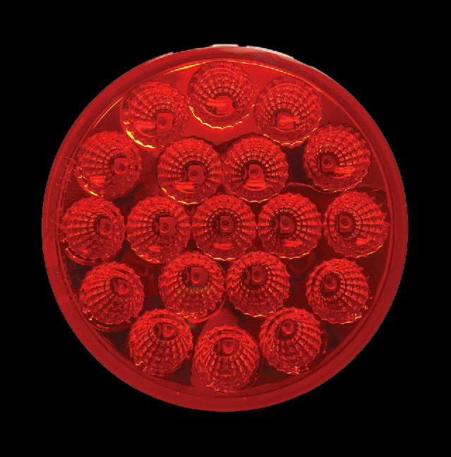 4" Stop, Turn & Tail LED Light - Red