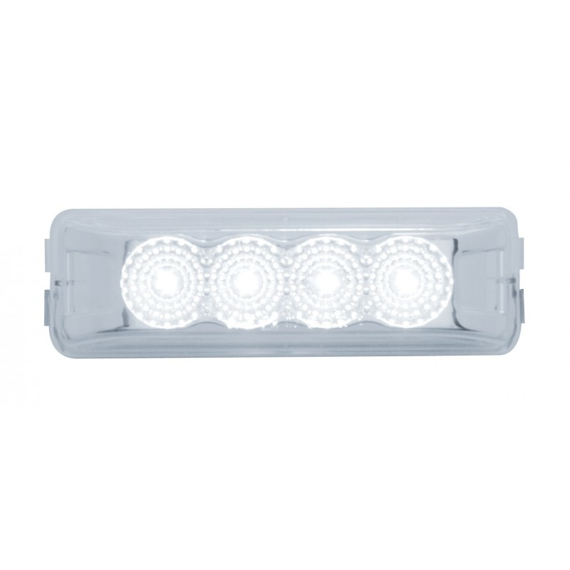 4 Led Reflector Auxiliary/utility Light - White Led/clear Lens - Lighting & Accessories