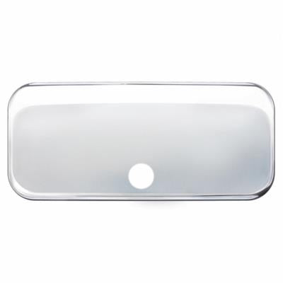 42343 - Chrome Freightliner Cascadia Storage Door Cover - Upper Center