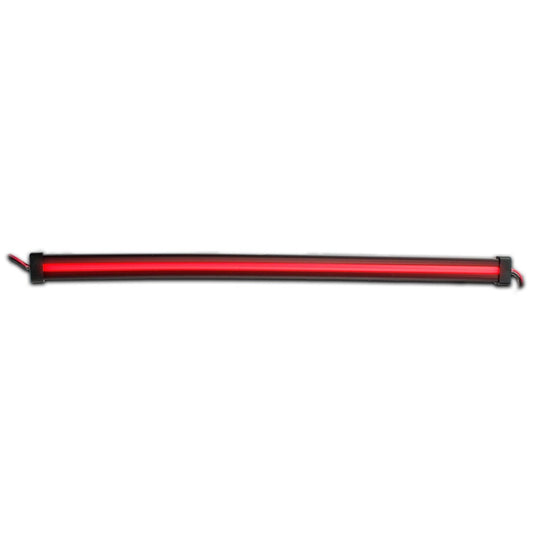48" Clear Red Center LED Glow Strip Light (240 Diodes).