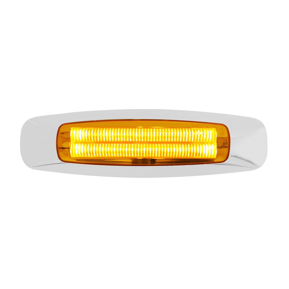5-3/4" Amber / Amber Dual Function Rectangular Prime LED Light