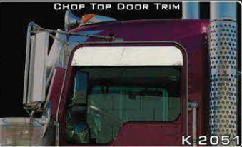 5" Chop Top Door Trim Kenworth W900 & T Series
