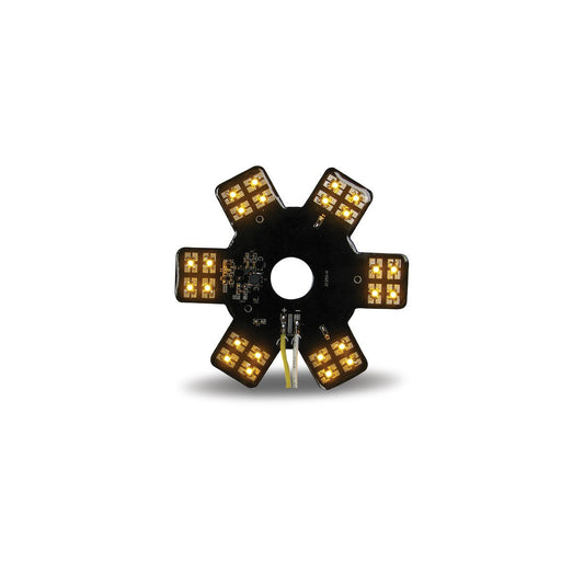 5" Star Amber LED for 13'' Donaldson Air Breather (24 Diodes)