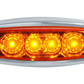 5 Oval 4 Led Light (Amber Leds / Amber Lens) - Lighting & Accessories