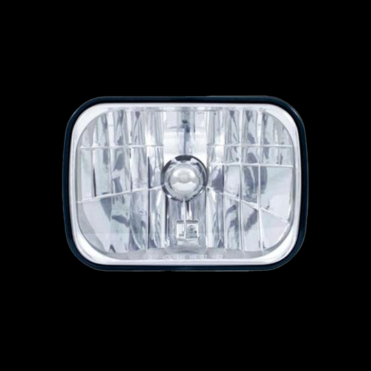5" x 7" 200 mm Crystal Headlight - Plastic Lens