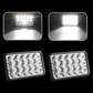 5" x 7" LED Headlight. High & Low Bean. High: 2,700 Lumens. Low: 1,800.