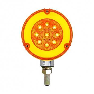 54 LED "GLO" Double Face Turn Signal Light - Amber & Red LED/Amber &