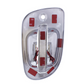 6 AMBER LED CHROME DOOR HANDLE COVER FOR 2008-2017 FREIGHTLINER CASCADIA - PASSENGER