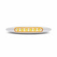 6" Amber Marker to Green Auxiliary Slim LED Light (6 Diodes)
