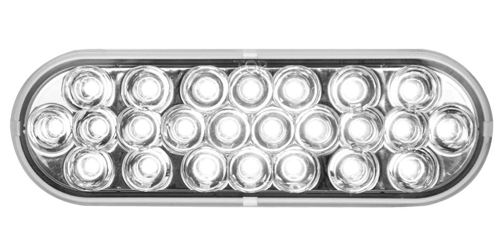 6 Oval 24 Led Light (White Leds / Clear Lens) - Lighting & Accessories