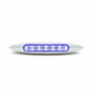 6" Dual Revolution Amber Marker To Blue Auxiliary Slim LED Light (6 Diodes)