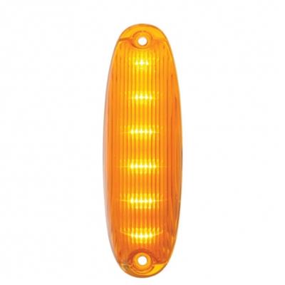 6 LED Cascadia Cab Light - Amber LED/Amber Lens