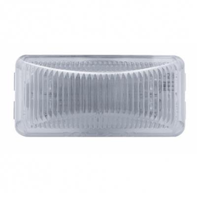 6 LED Rectangular Clearance/Marker Light - Amber LED/Clear Lens