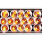 6" Oval LED Light Amber/Clear Lens
