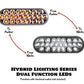 6" Oval LED Light  Dual Amber/White