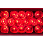 6 Oval 24 Led Light (Red Leds / Red Lens) - Lighting & Accessories