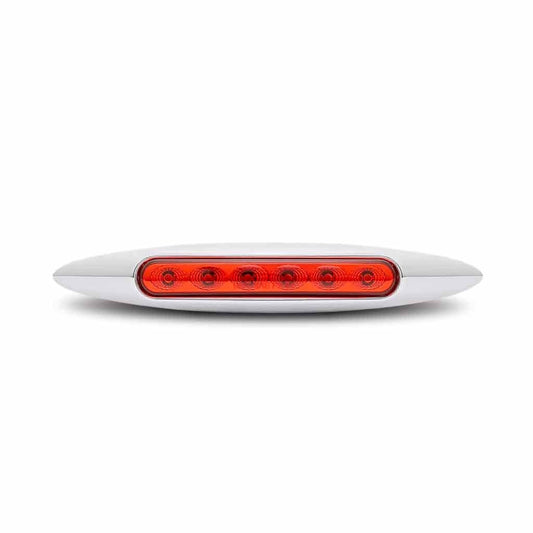 6" Slim LED Red Marker Light