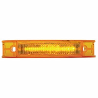 7 Amber Led Rectangular Clearance/Marker Light - Amber Lens