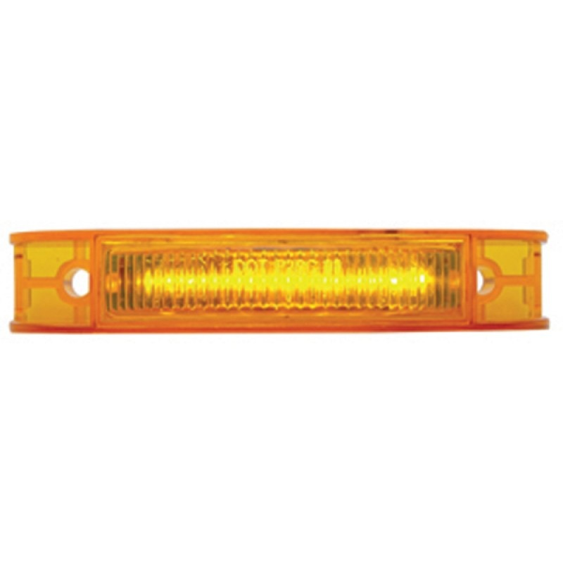 7 Amber Led Rectangular Clearance/marker Light - Lens - Lighting & Accessories