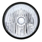 7" DIA Crystal HDLT Bulb- H4. Replaces H6017/H6024 Round Headlight