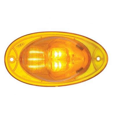 7 LED Freightliner Turn Signal Light - Amber LED/Amber Lens