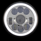 7" Round LED Headlight (1320 Lumens)