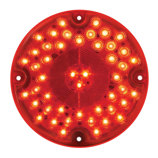 7" School Bus Light Led Red/Red