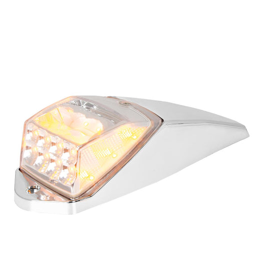 77559GG - Amber / Clear Grakon 5000 Square Cab Light LED Spyder Series