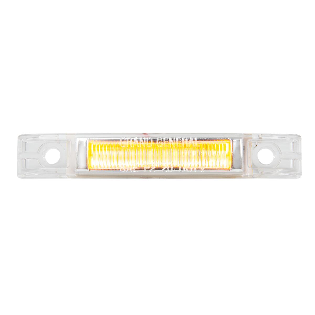 77701GG - Amber/Clear Thin Line Surface Mount Prime LED Marker Light