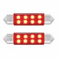 8-SMD High Power LED 211-2 Light Bulb - Red (2 Pack)