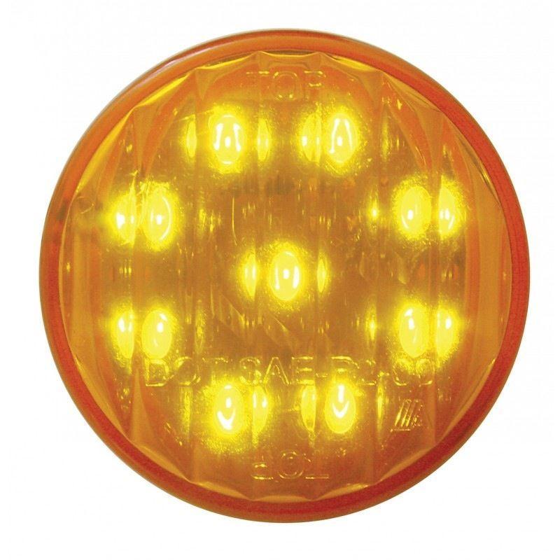 9 Led 2 Clearance/marker Light - Amber Led/amber Lens - Lighting & Accessories