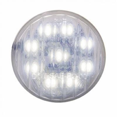 9 LED 2'' Auxiliary/Utility Light - White LED/Clear Lens