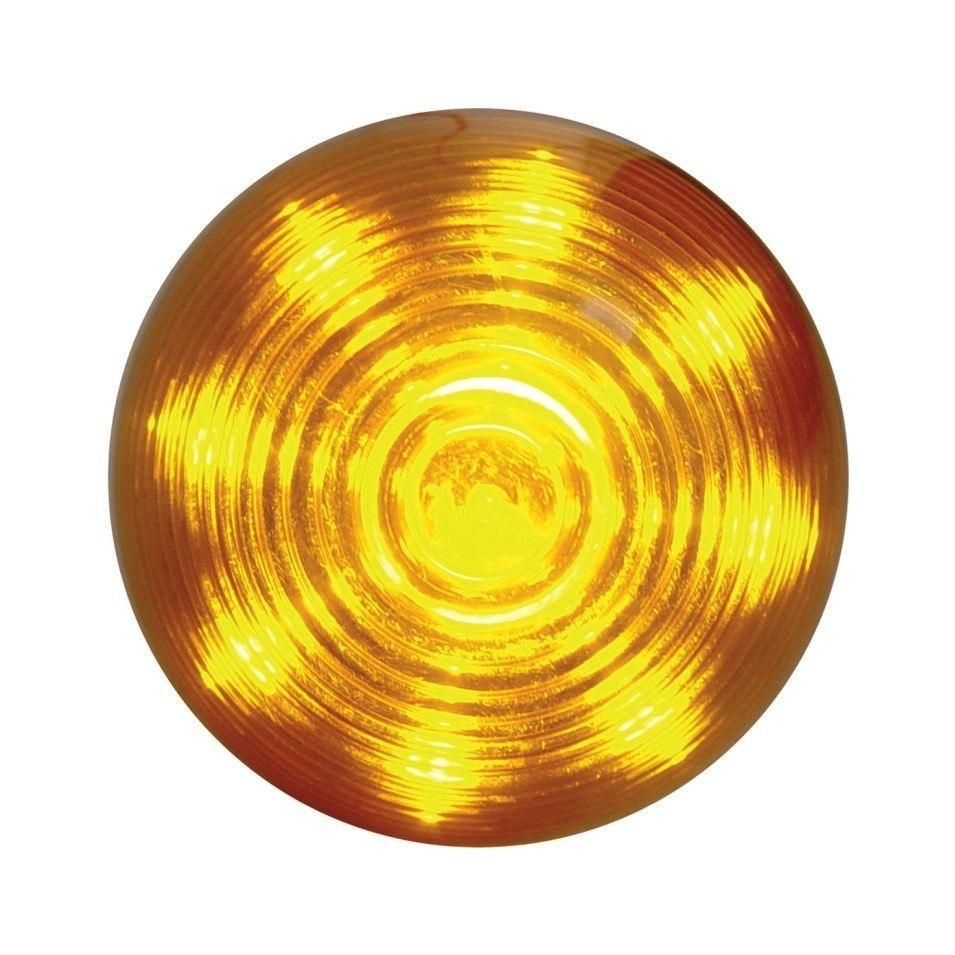 9 Led 2 Beehive Clearance/marker Light - Amber Led/amber Lens - Lighting & Accessories