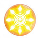 9 LED 2" Beehive Clearance/Marker Light - Amber LED/Clear Lens