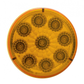 9 Led 2 Reflector Clearance/marker Light - Amber Led/amber Lens - Lighting & Accessories