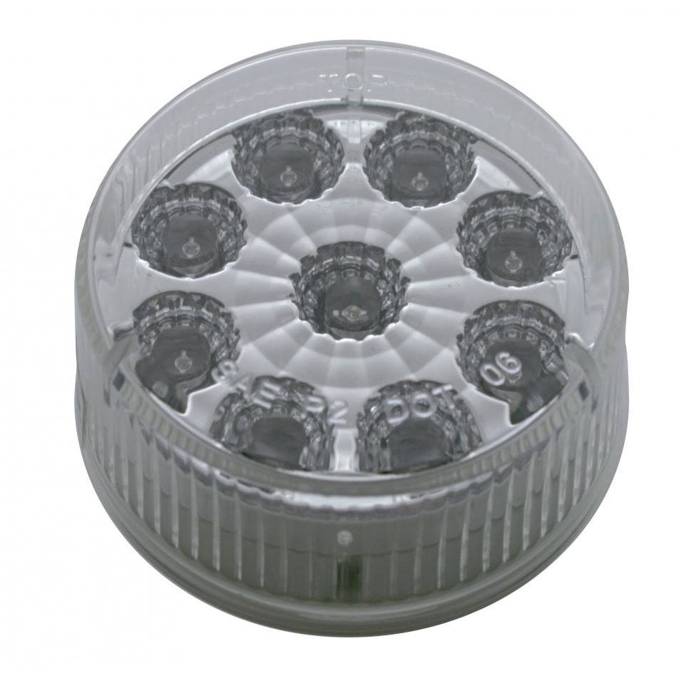 9 Led 2 Reflector Clearance/marker Light - Amber Led/clear Lens

9 - Lens - Lighting & Accessories