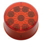 9 LED 2" Reflector Clearance Marker - Red LED/Red Lens