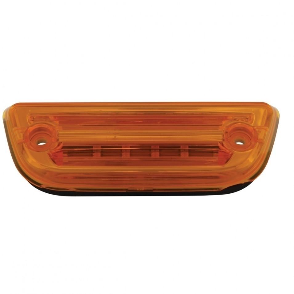 9 LED Peterbilt 579 & Kenworth T680 T770 T880 Rectangular Cab Light - Amber LED / Amber Lens Lighting & Accessories