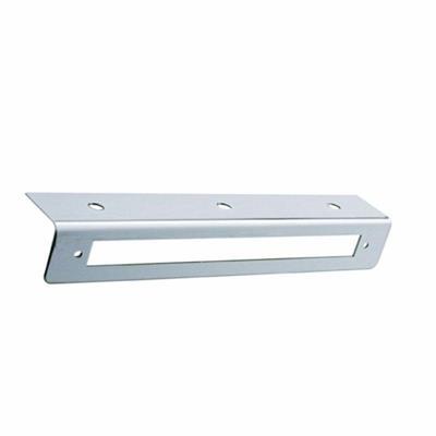 9" Stainless Strip Light Bracket - 1 Light Cutout