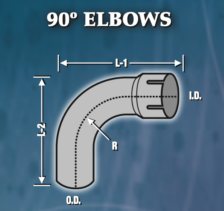 90 Degree Elbow Chrome