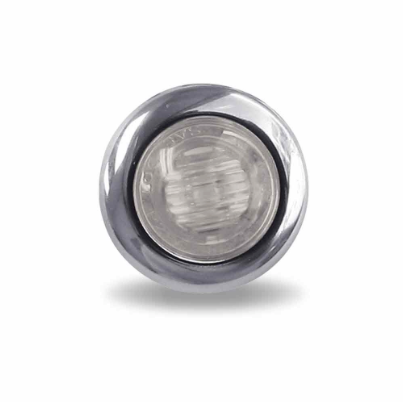 Mini Button 2 Diodes Led Light, Amber/Purple