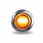 Mini Button 2 Diodes Led Light, Amber/Purple