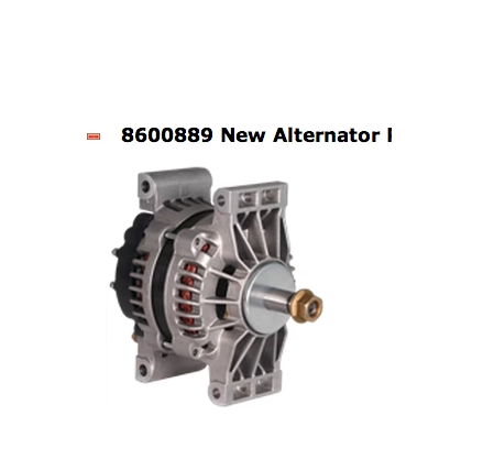 Alternator, 24Si, 160 Amps, 12V, Pad Mount, Delco Remy.