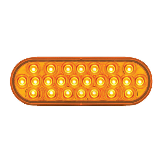 Amber/ Amber Oval Pearl LED Sealed Lights