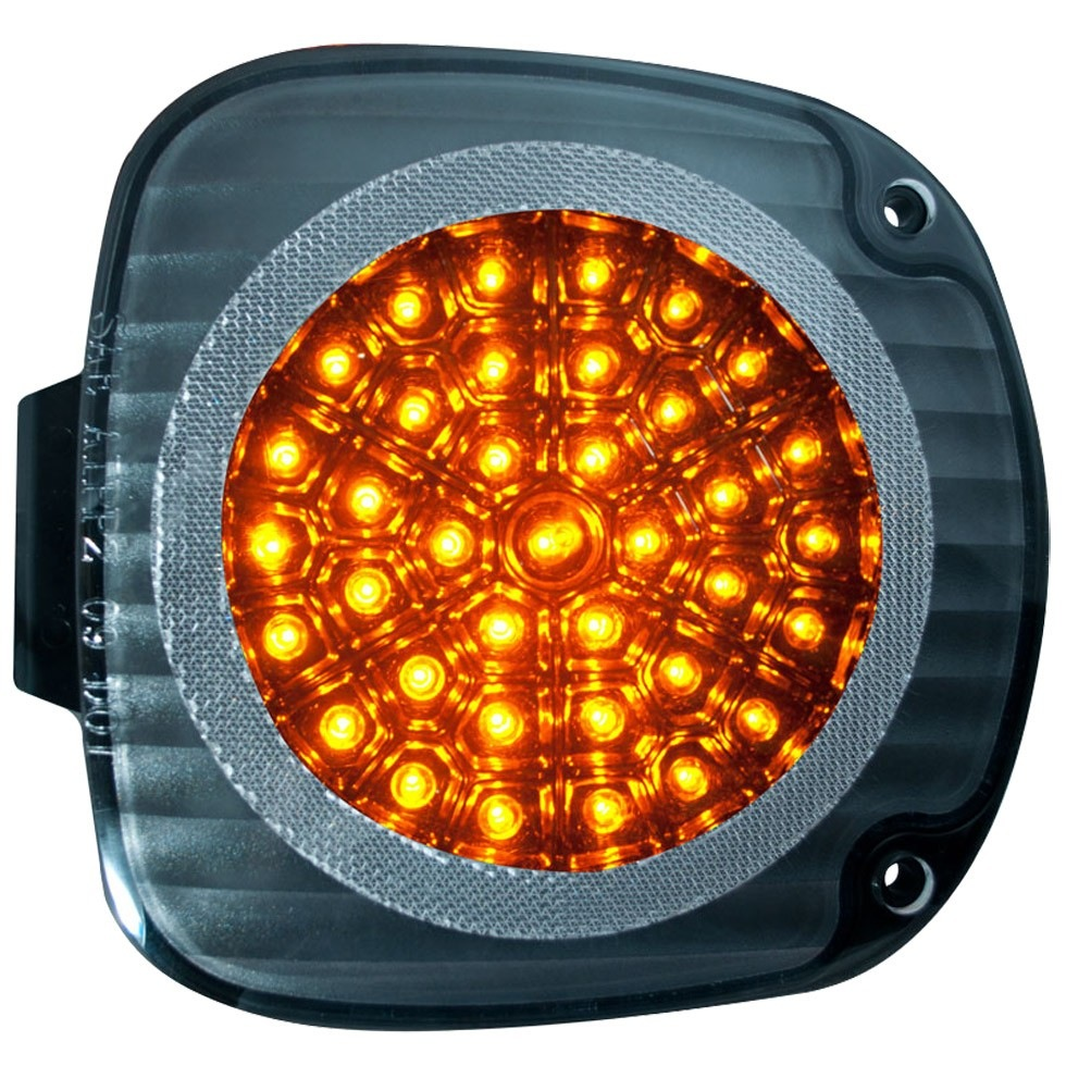 Century Led Side Turn Light (Amber Leds / Clear Lens / Chrome Reflector) - Lighting & Accessories