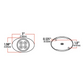 Amber Marker to Purple Auxiliary Generation 2 LED Light – 4 Diodes
