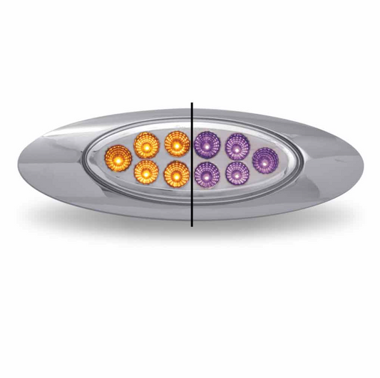 Amber Marker to Purple Auxiliary Generation 4 LED Light – 10 Diodes