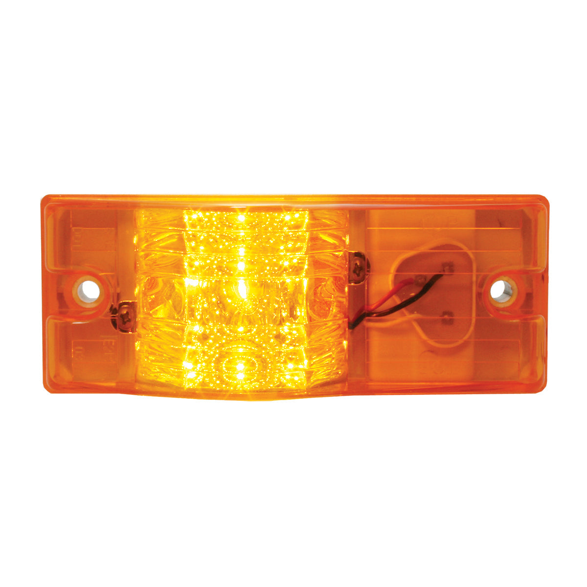 Amber / Amber Rectangular Side Mount Spyder LED Turn/Marker Light